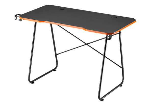 Computer Workstation Gaming Desk Black/Orange