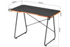 Computer Workstation Gaming Desk Black/Orange